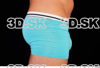 Pelvis turquoise shorts brown shoes of Leland 0007